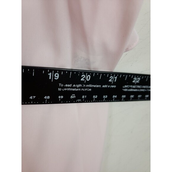 Vintage Shadowline Pink Robe Housecoat Women's Size M Button Front Nylon Short - Picture 7 of 11